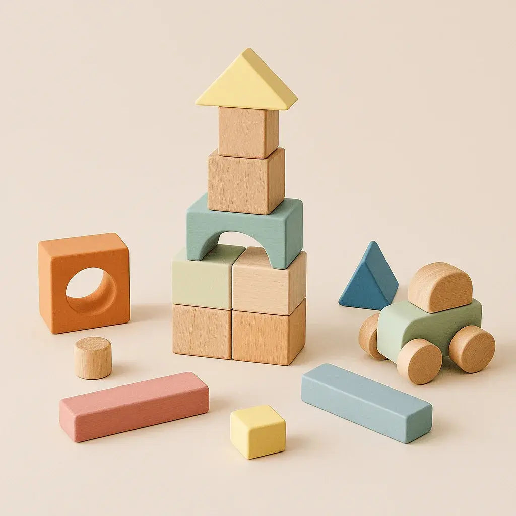 Klocki drewniane - Zabawki z Lasu 