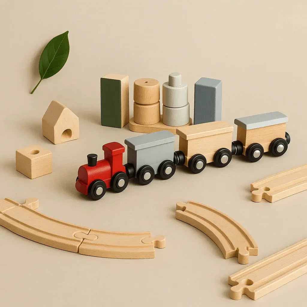 Zabawki Micki ( kolejki, tory, klocki ) - Zabawki z Lasu 