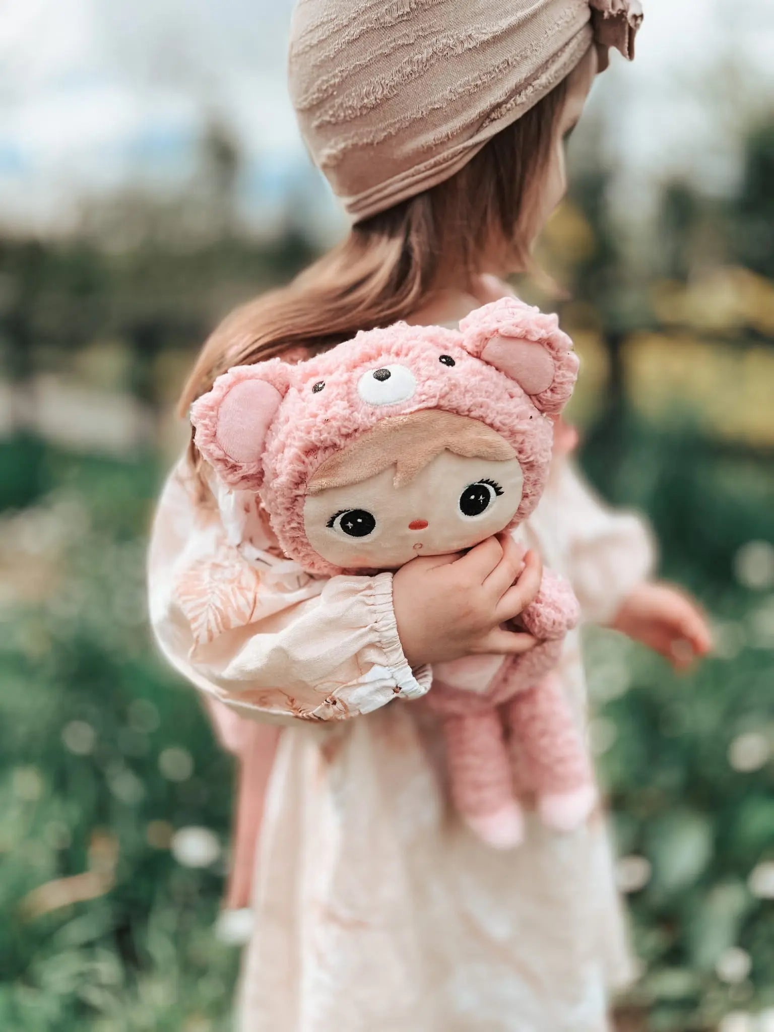 Plecak Metoo z wyjmowanym pluszakiem - Różowy miś Teddy Metoo