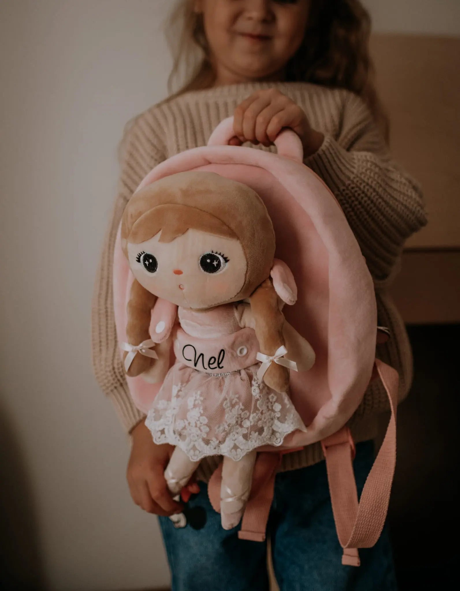 Plecak Metoo z wyjmowanym pluszakiem - dziewczynka Boho Metoo