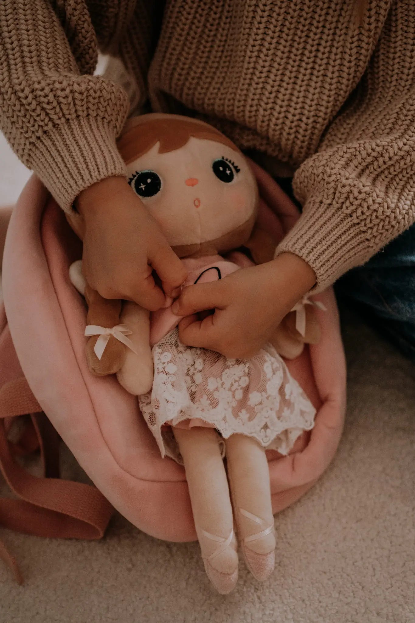 Plecak Metoo z wyjmowanym pluszakiem - dziewczynka Boho Metoo