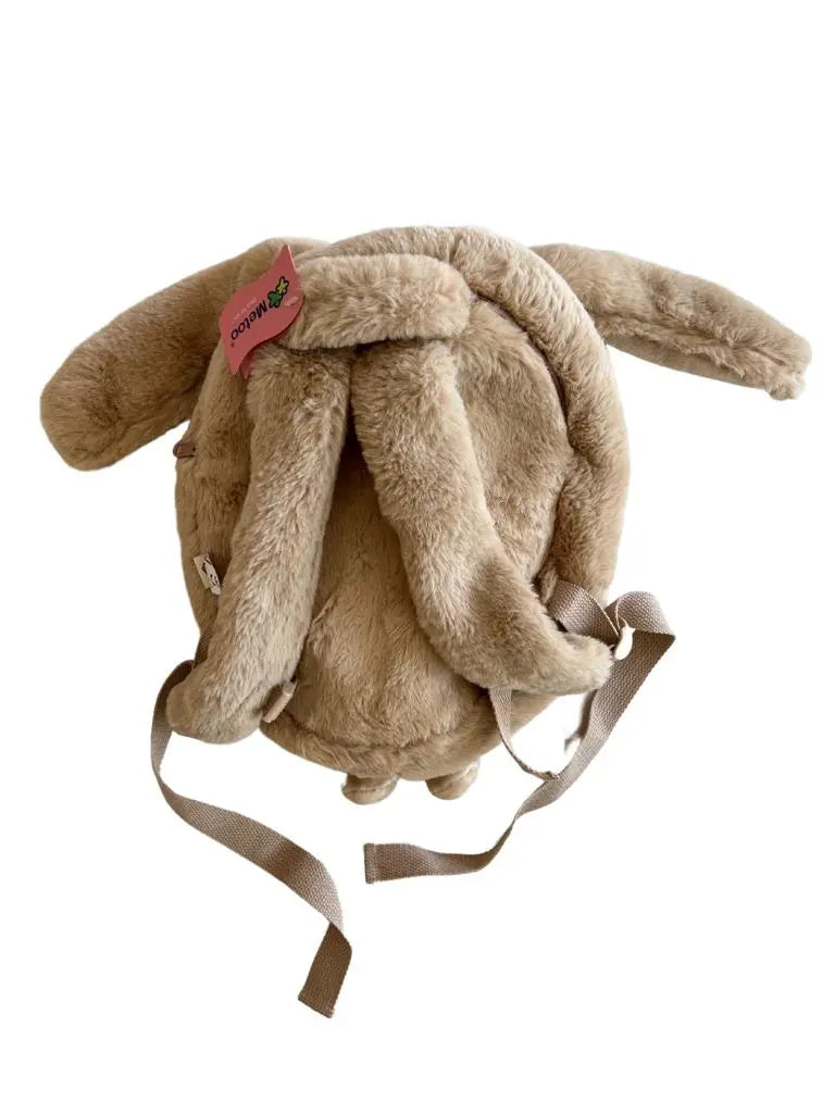 Plecak Metoo z wyjmowanym pluszakiem - Beżowy królik Metoo