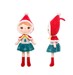 ŚWIĄTECZNA LALKA METOO W ZIELONEJ SPÓDNICZCE- LALKA METOO MIKOŁAJKA Metoo