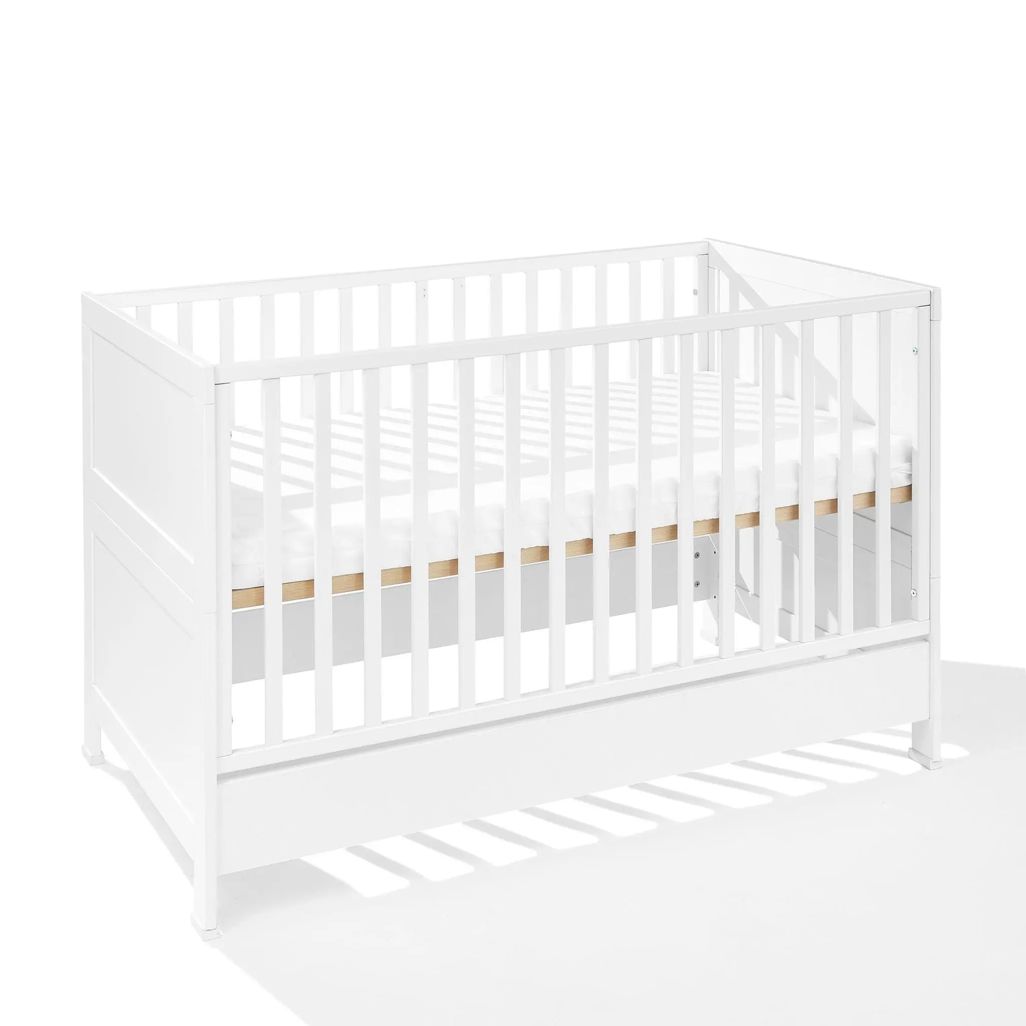 BASIC białe 2w1 niemowlę/junior 140×70 - Zabawki z Lasu 