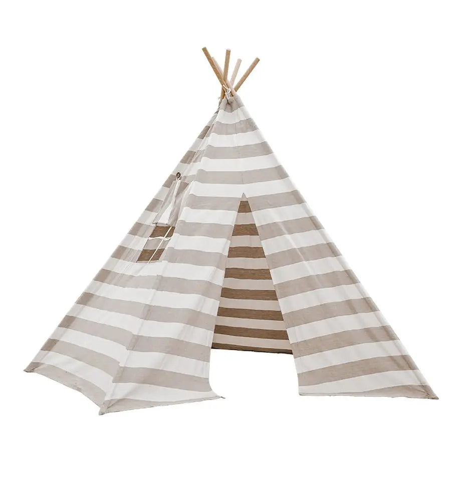 Bawełniany namiot Tipi dla dzieci, zabawa w domu na dworze wystrój ooh noo - Zabawki z Lasu 