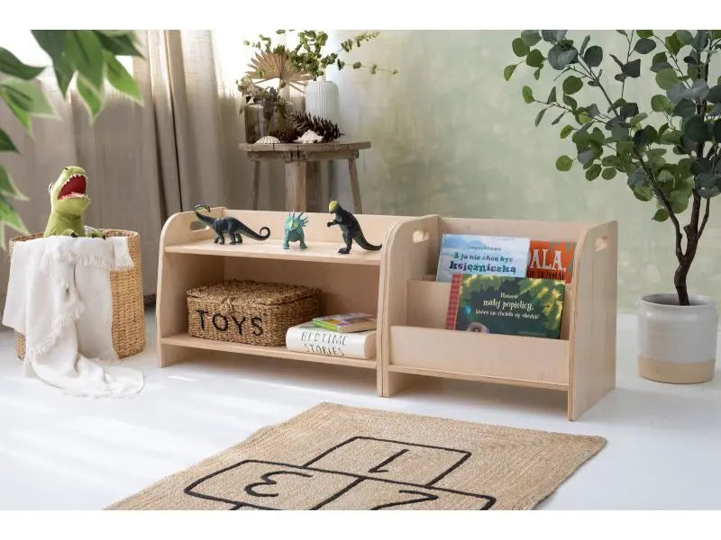 Biblioteczka niska Montessori - szlifowane - Zabawki z Lasu 