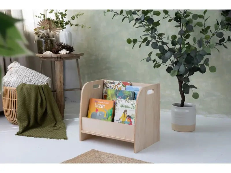 Biblioteczka niska Montessori - szlifowane - Zabawki z Lasu 
