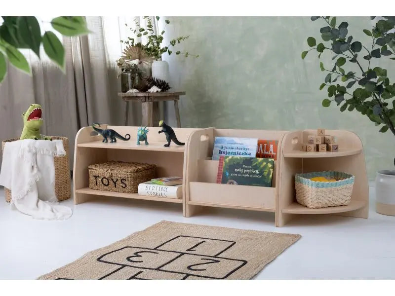 Biblioteczka niska Montessori - szlifowane - Zabawki z Lasu 