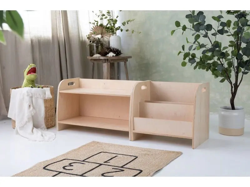 Biblioteczka niska Montessori - szlifowane - Zabawki z Lasu 