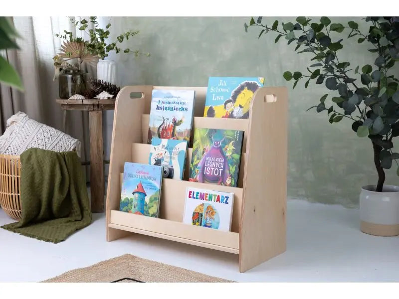 Biblioteczka wysoka Montessori - szerokość 73cm - Zabawki z Lasu 