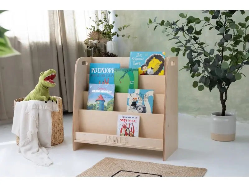 Biblioteczka wysoka Montessori - szerokość 73cm - Zabawki z Lasu 