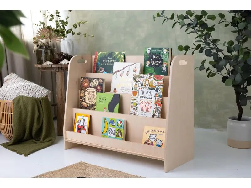 Biblioteczka wysoka Montessori - szerokość 90cm - Zabawki z Lasu 