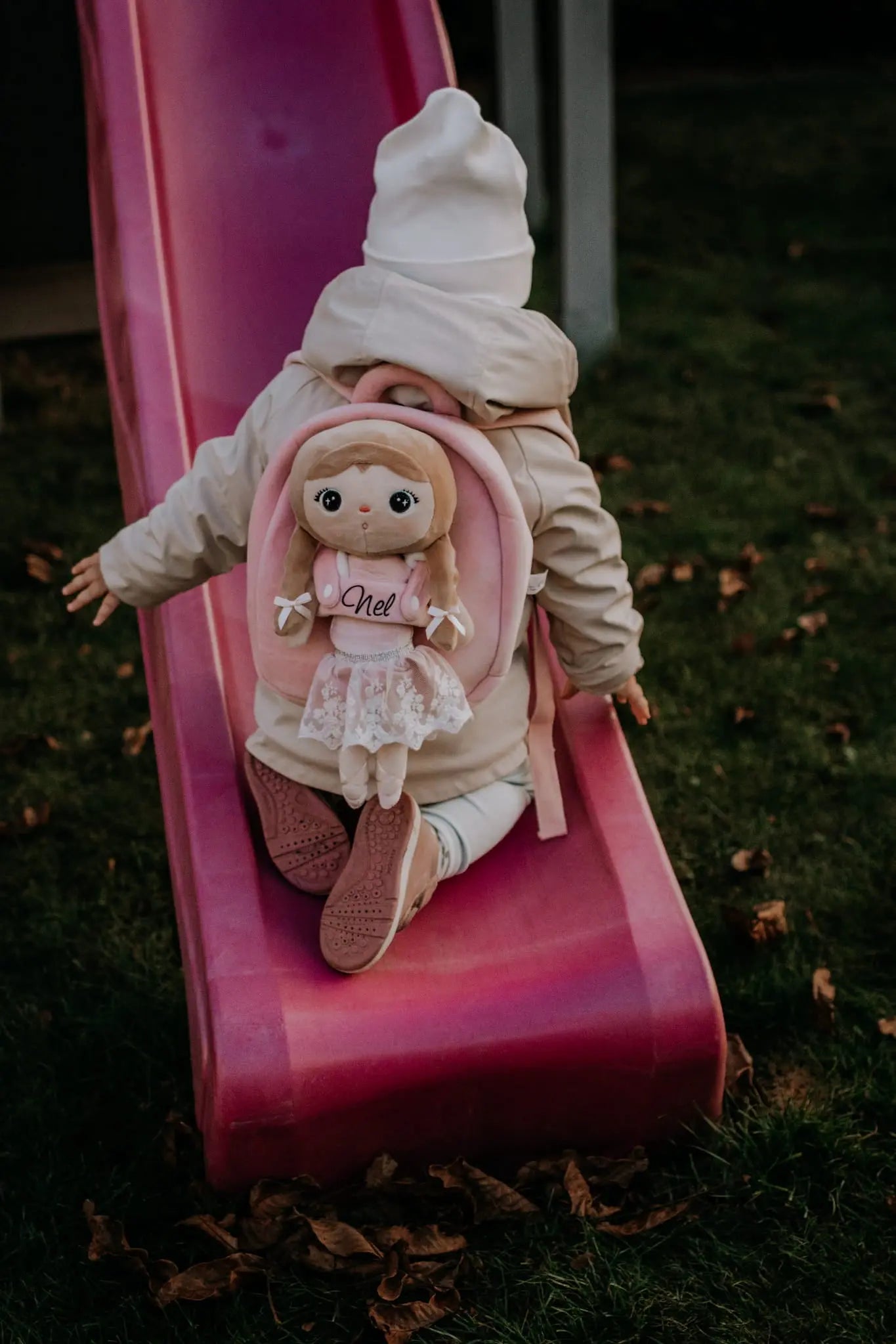 Plecak Metoo z wyjmowanym pluszakiem - dziewczynka Boho Metoo