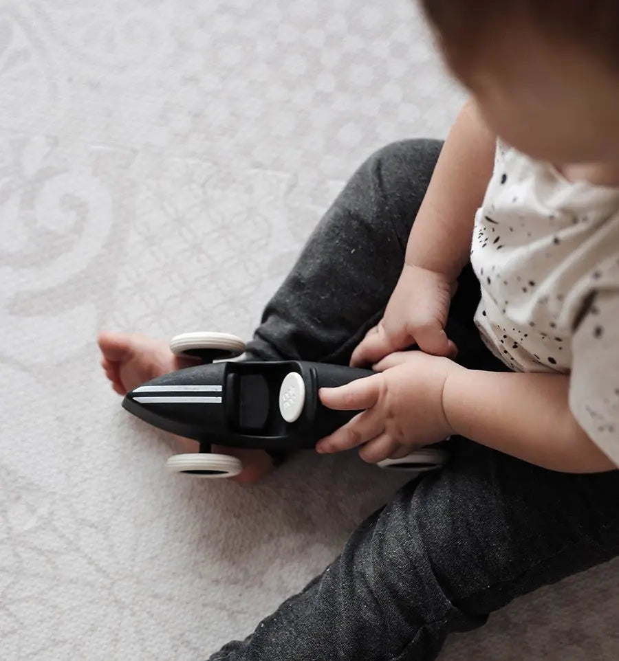 Bolid Grand Prix czarny samochód wyścigowy autko zabawka dla dzieci ooh noo - Zabawki z Lasu 