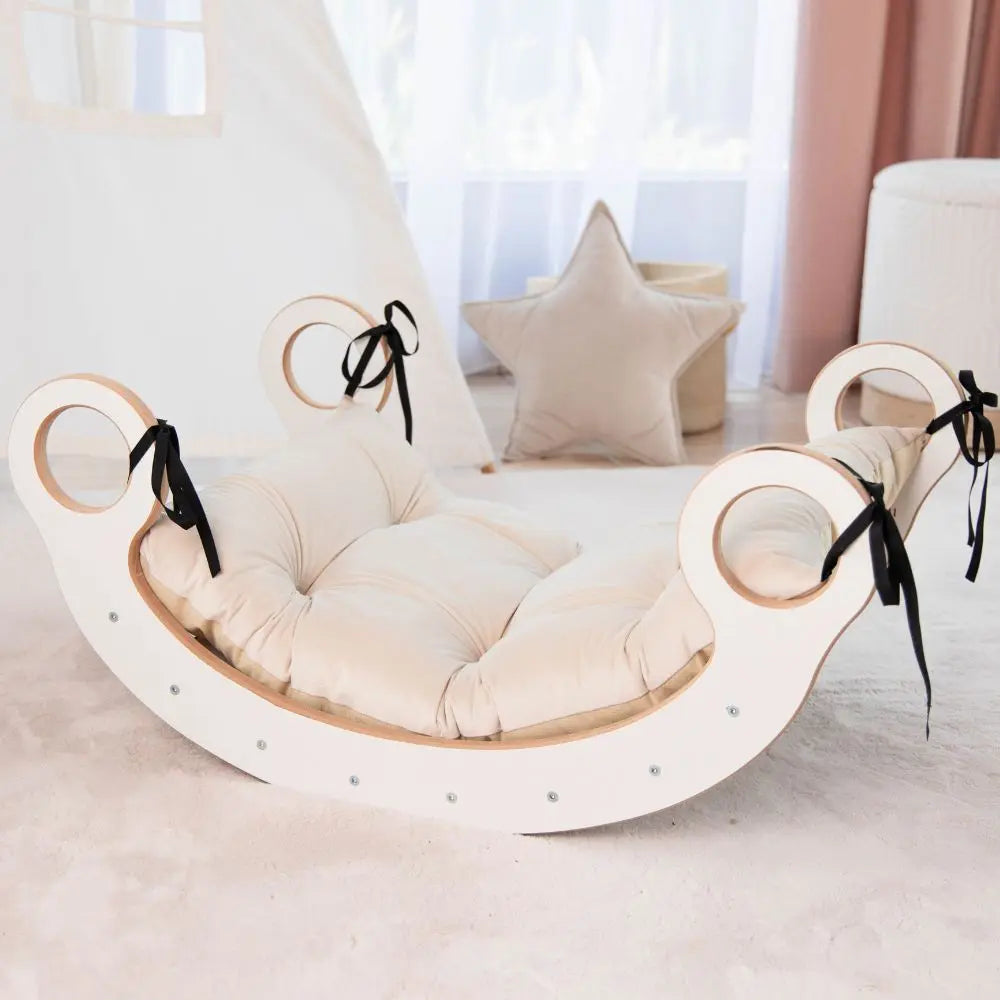 Bujak M + poduszka beżowa - Zabawki z Lasu 