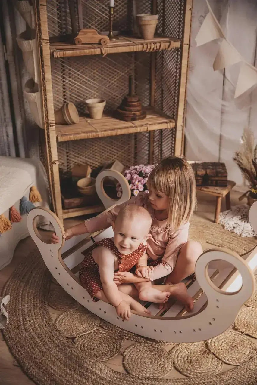 Bujak XL + poduszka szara - Zabawki z Lasu 