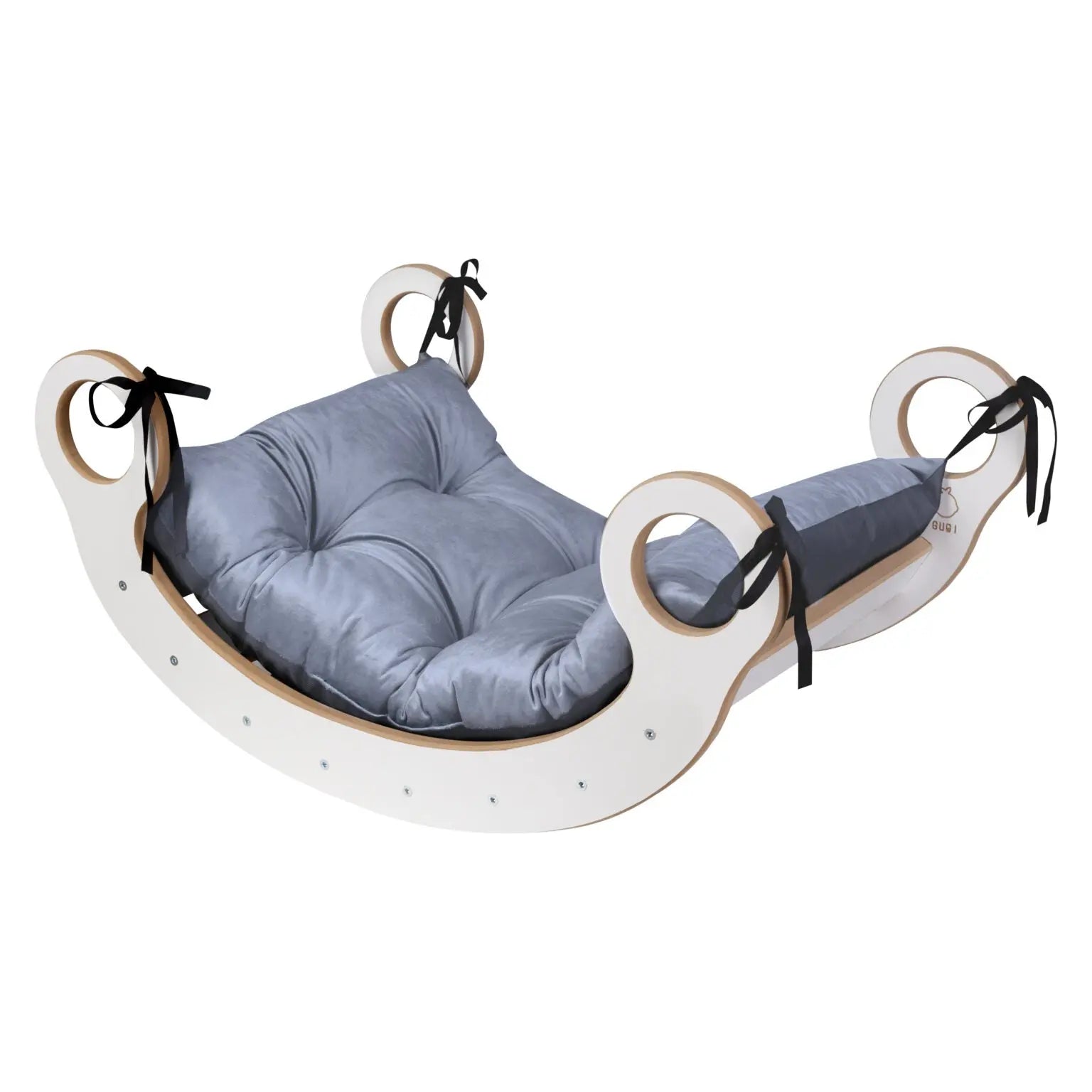 Bujak XL + poduszka szara - Zabawki z Lasu 