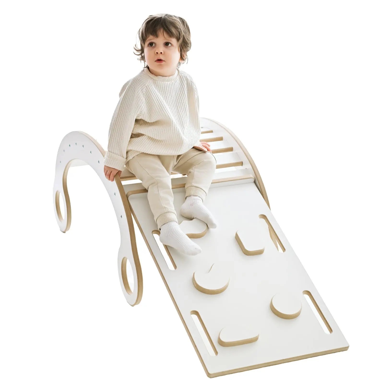 Bujak XL + ścianka wspinaczkowa / zjeżdżalnia - Zabawki z Lasu 