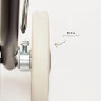 Czarny drewniany chodzik pchacz Premium, nauka chodzenia, dla dzieci, Micki - Zabawki z Lasu 