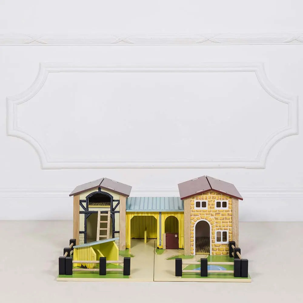 Drewniana farma zabawka dla dzieci, odgrywanie ról, życie na wsi Le Toy Van - Zabawki z Lasu 