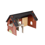 Drewniana farma, zabawka dla dzieci, zwięrzątka na wsi odgrywanie ról Micki - Zabawki z Lasu 