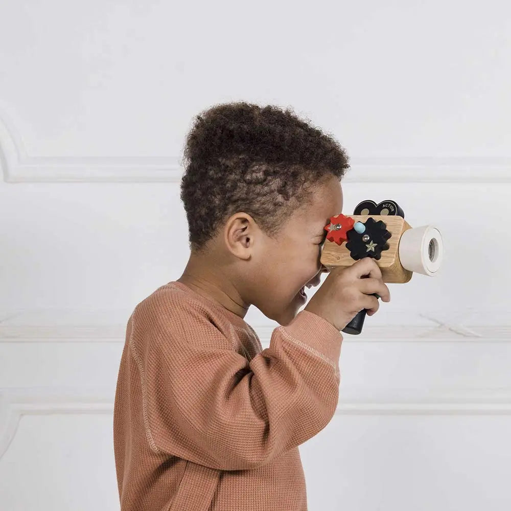 Drewniana kamera filmowa Hollywood zabawka odgrywanie ról dzieci Le Toy Van - Zabawki z Lasu 