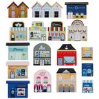 Drewniana kolejka Londyn 120 elementów, tory pociąg zabawka Le Toy Van - Zabawki z Lasu 