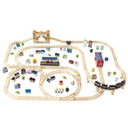 Drewniana kolejka Londyn 120 elementów, tory pociąg zabawka Le Toy Van - Zabawki z Lasu 