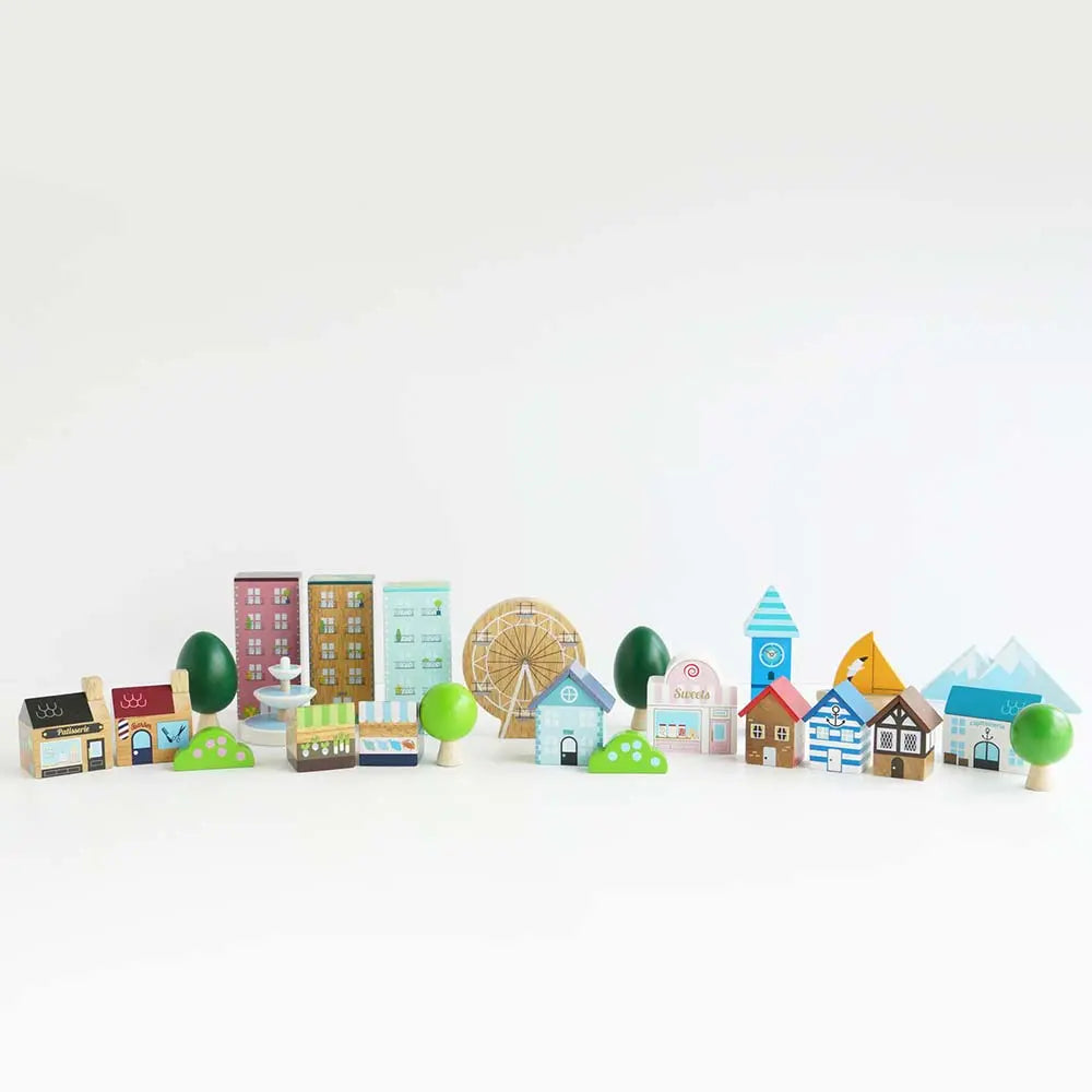 Drewniana kolejka Royal Express zestaw 180 elementów tory pociąg Le Toy Van - Zabawki z Lasu 