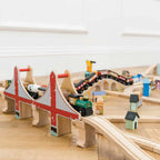 Drewniana kolejka Royal Express zestaw 180 elementów tory pociąg Le Toy Van - Zabawki z Lasu 