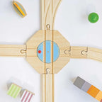 Drewniana kolejka Royal Express zestaw 180 elementów tory pociąg Le Toy Van - Zabawki z Lasu 