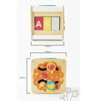 Drewniana kostka edukacyjna, zabawka sensoryczna dla dzieci, Le Toy Van - Zabawki z Lasu 