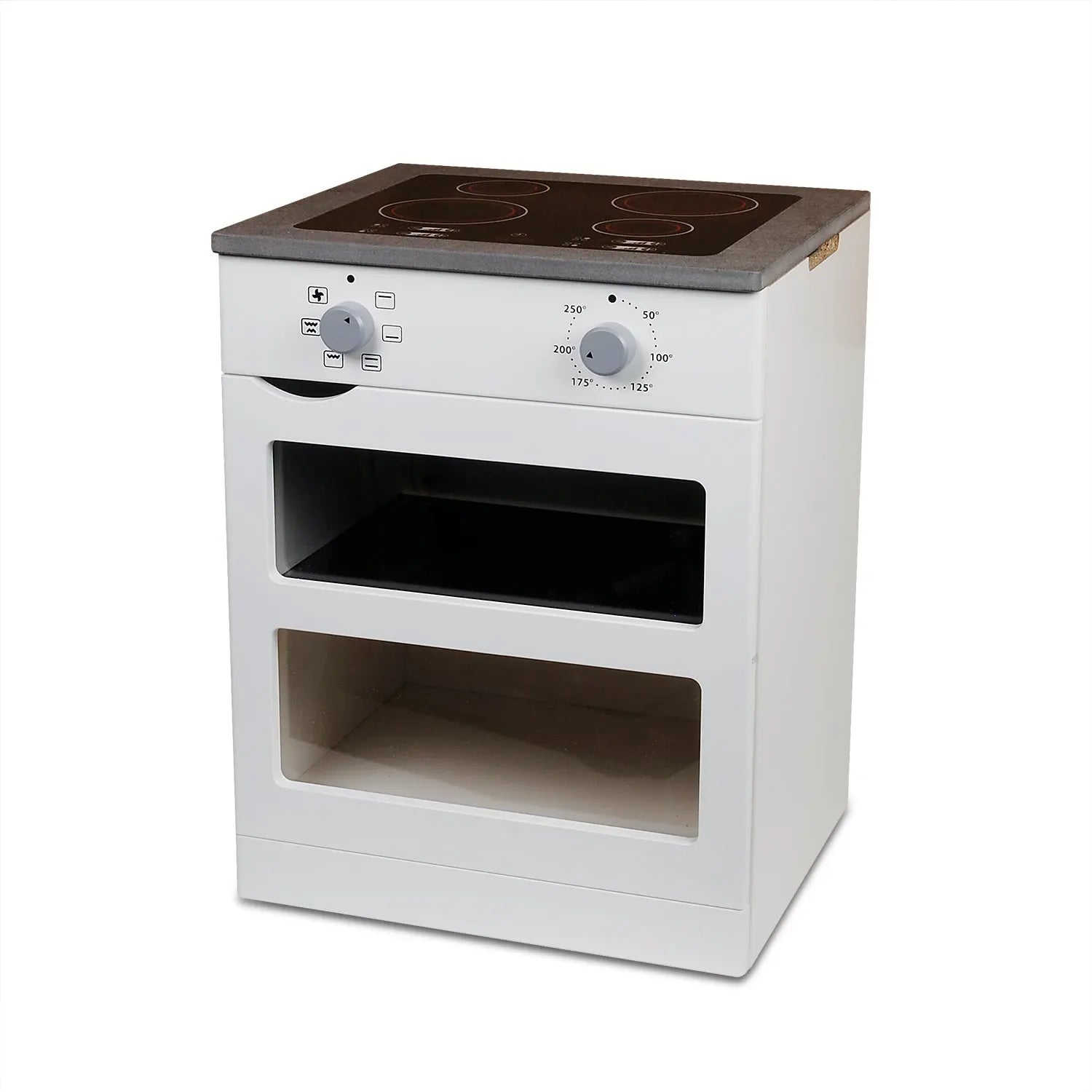 Drewniana kuchenka z piekarnikiem meble dla dzieci wyposażenie zabawa Micki - Zabawki z Lasu 