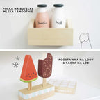 Drewniana lodówka, zabawka dla dzieci, kuchnia, odgrywanie ról Le Toy Van - Zabawki z Lasu 