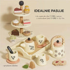 Drewniana patera z ciasteczkami, zabawa w gotowanie, cukiernia, Le Toy Van - Zabawki z Lasu 