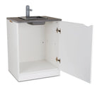 Drewniana szafka kuchenna ze zlewem meble dla dzieci zabawka kuchnia Micki - Zabawki z Lasu 