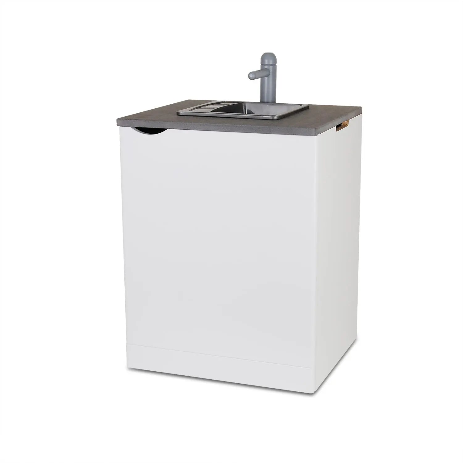 Drewniana szafka kuchenna ze zlewem meble dla dzieci zabawka kuchnia Micki - Zabawki z Lasu 