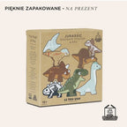 Drewniane figurki dinozaury, zabawka układanka, dzieci Le Toy Van - Zabawki z Lasu 