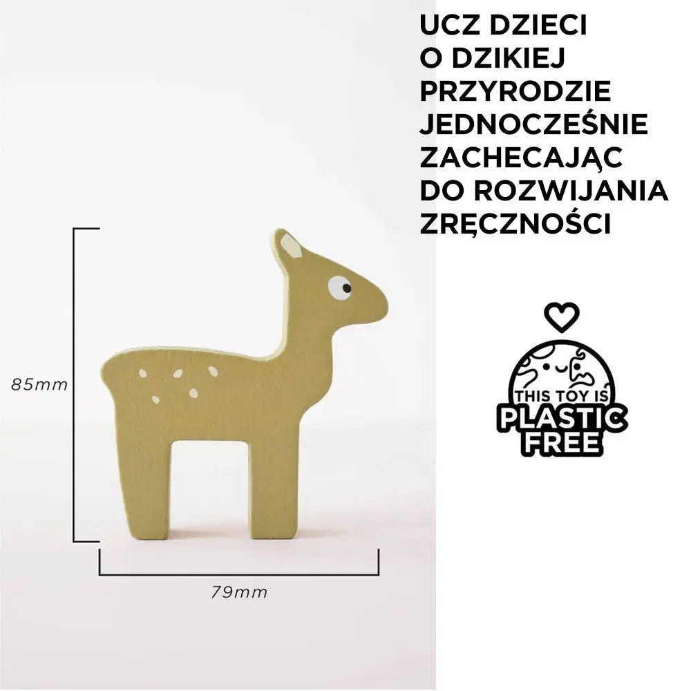 Drewniane figurki zwierzątka leśne zabawka dla dzieci, układanka Le Toy Van - Zabawki z Lasu 