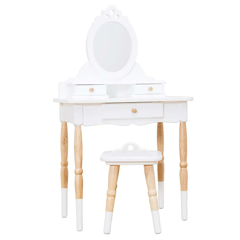 Drewniane meble dla dzieci toaletka lustro taboret zestaw mebli Le Toy Van - Zabawki z Lasu 