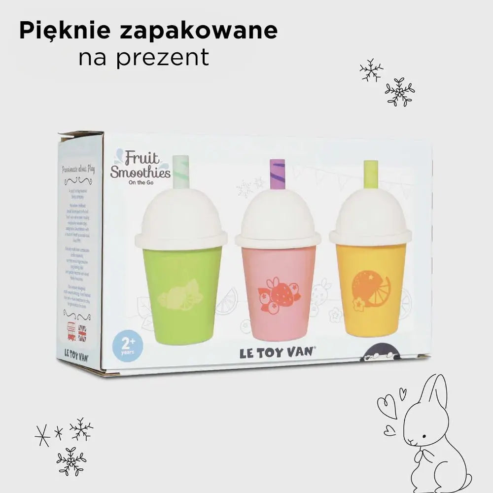 Drewniane napoje zestaw, zabawka dla dzieci, kawiarnia, sklep, Le Toy Van - Zabawki z Lasu 