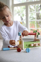 Drewniane narzędzia, zabawka dla dzieci, zestaw małego majsterkowicza Micki - Zabawki z Lasu 