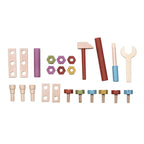 Drewniane narzędzia, zabawka dla dzieci, zestaw małego majsterkowicza Micki - Zabawki z Lasu 