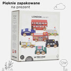 Drewniane samochody zestaw Londyn, zabawka, pojazdy dla dzieci, Le Toy Van - Zabawki z Lasu 