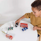 Drewniane samochody zestaw Londyn, zabawka, pojazdy dla dzieci, Le Toy Van - Zabawki z Lasu 