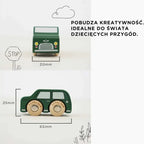 Drewniane samochody zestaw Londyn, zabawka, pojazdy dla dzieci, Le Toy Van - Zabawki z Lasu 