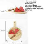 Drewniane warzywa i owoce zestaw do krojenia, zabawa w gotowanie, Le Toy Van - Zabawki z Lasu 