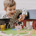 Drewniane zwierzątka, zabawka dla dzieci, figurki, odgrywanie ról, Micki - Zabawki z Lasu 