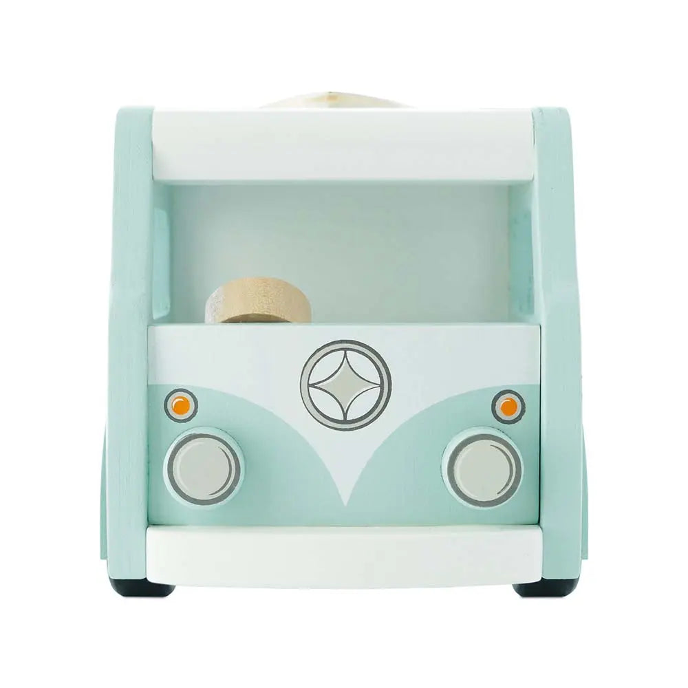 Drewniany kamper retro, wakacyjny samochód, zabawka dla dzieci, Le Toy Van - Zabawki z Lasu 