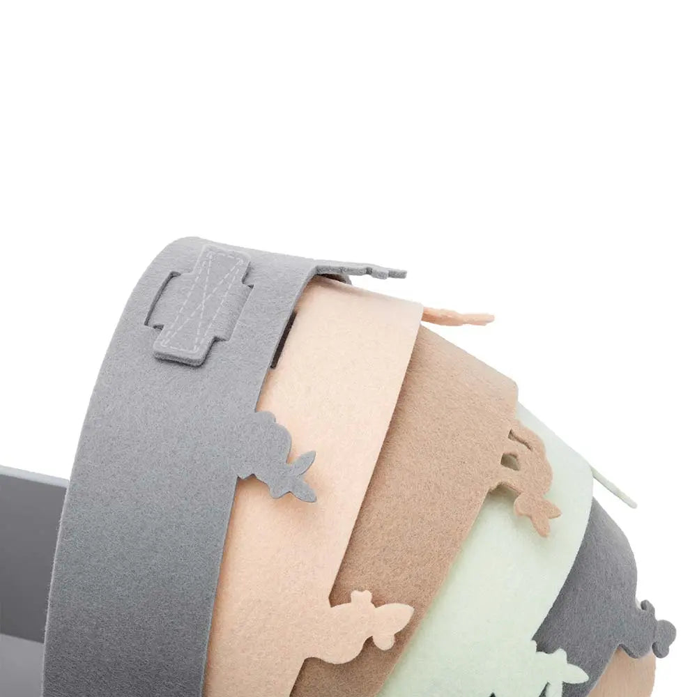 Drewniany klasyczny wózek dla lalek, zabawka premium dla dzieci, Skrallan - Zabawki z Lasu 